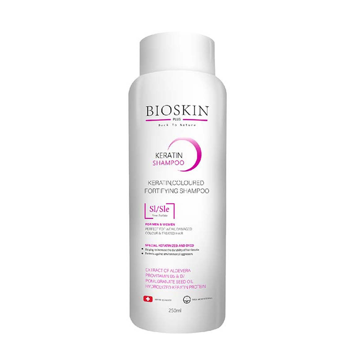 شامپو فری سولفات مناسب موی کراتینه حجم 250 میلی لیتر