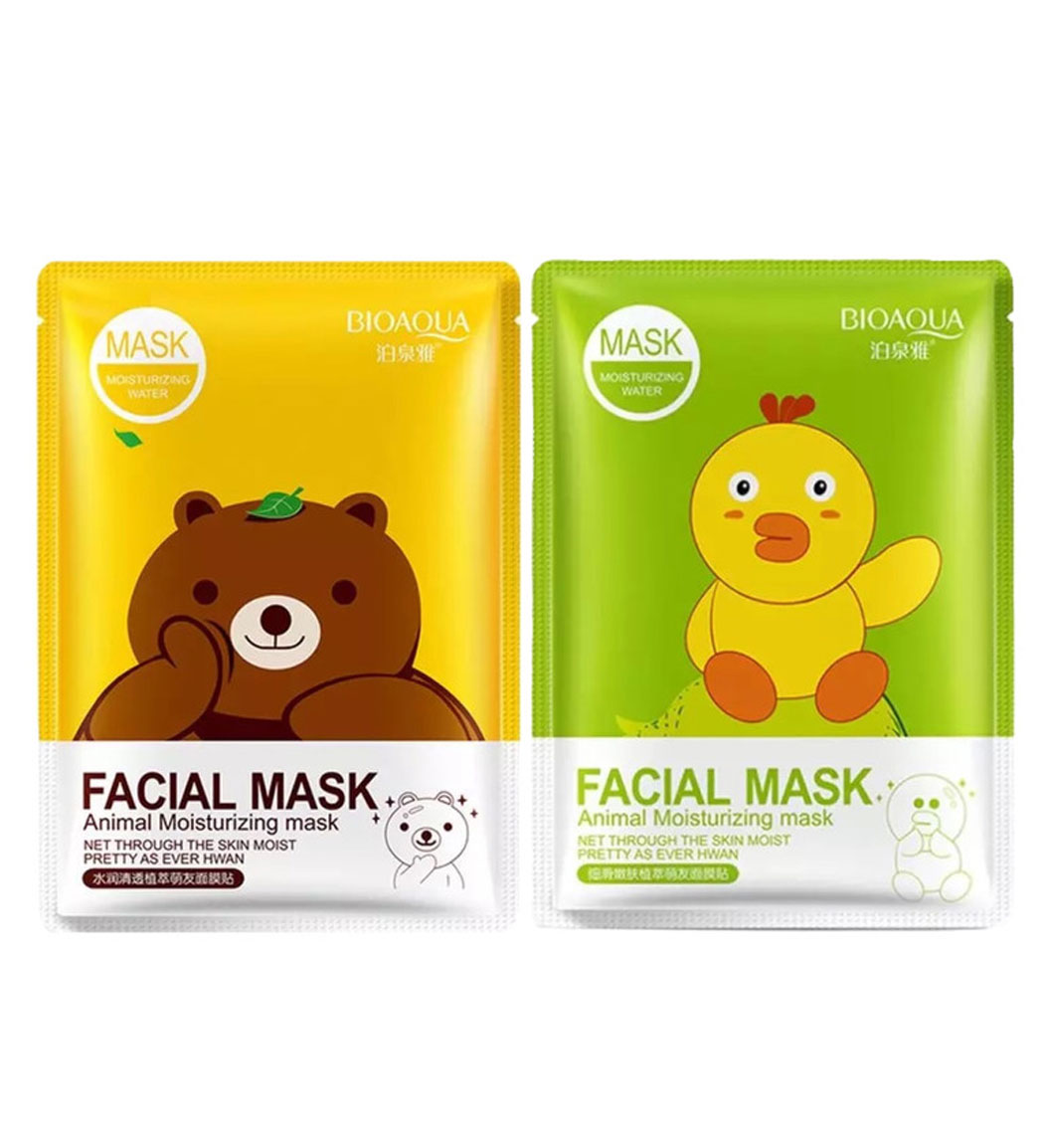 مجموعه 2 عددی ماسک صورت مدل Animal