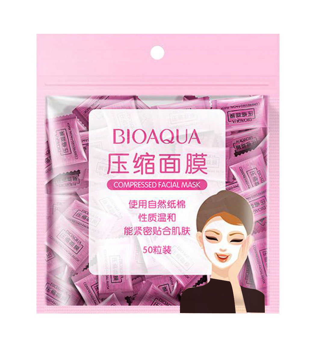 قرص ماسک صورت 50عددی بیوآکوا