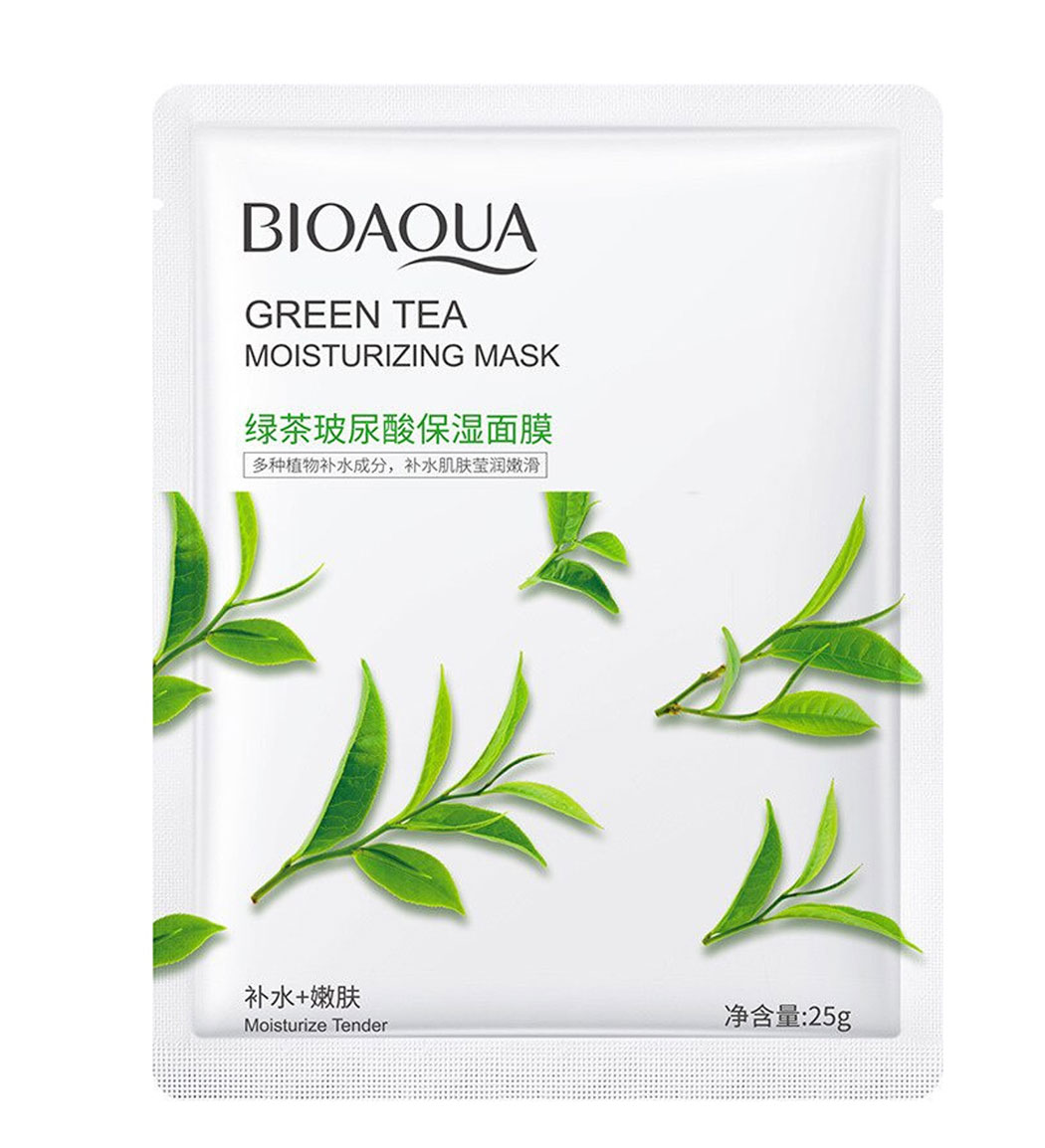 پک 6 عددی ماسک صورت مدل چای سبز