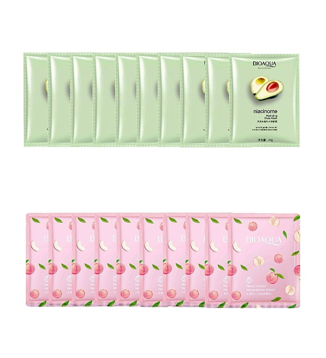 پک 20 عددی ماسک صورت مدل mix 20