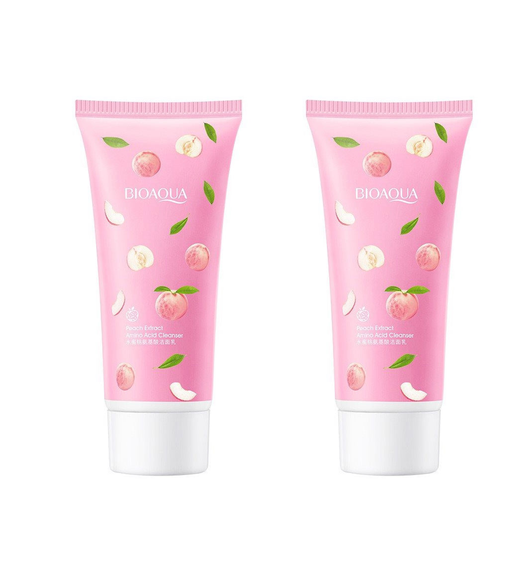 پک 2 عددی فوم شستشو آمینو اسید حاوی عصاره هلو