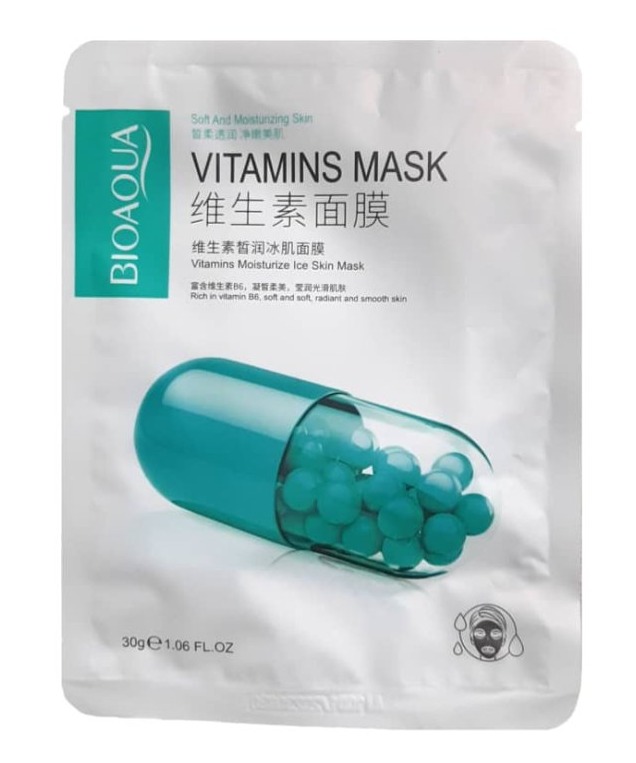 ماسک ورقه ای کپسولی b6 سبز