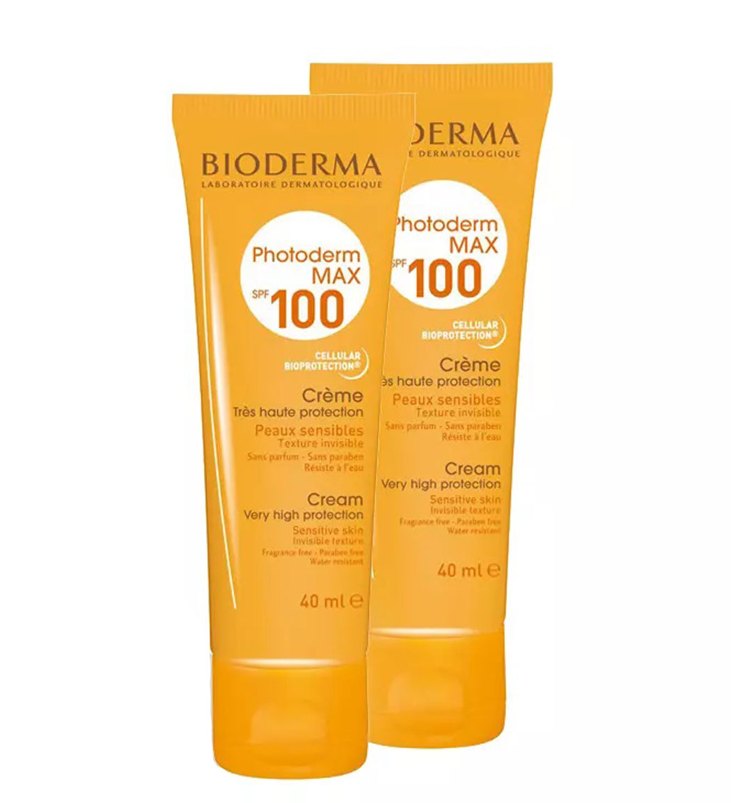 پک دوتایی کرم ضد آفتاب فاقد رنگ فتودرم مکس Spf100