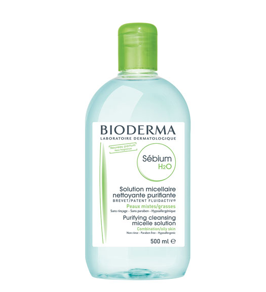 محلول پاک کننده Sebium H2O مناسب پوست چرب و مختلط 500میل