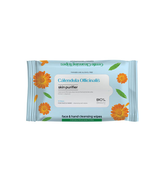 دستمال مرطوب ضدباکتری پاک کننده دست و صورت کالاندولا