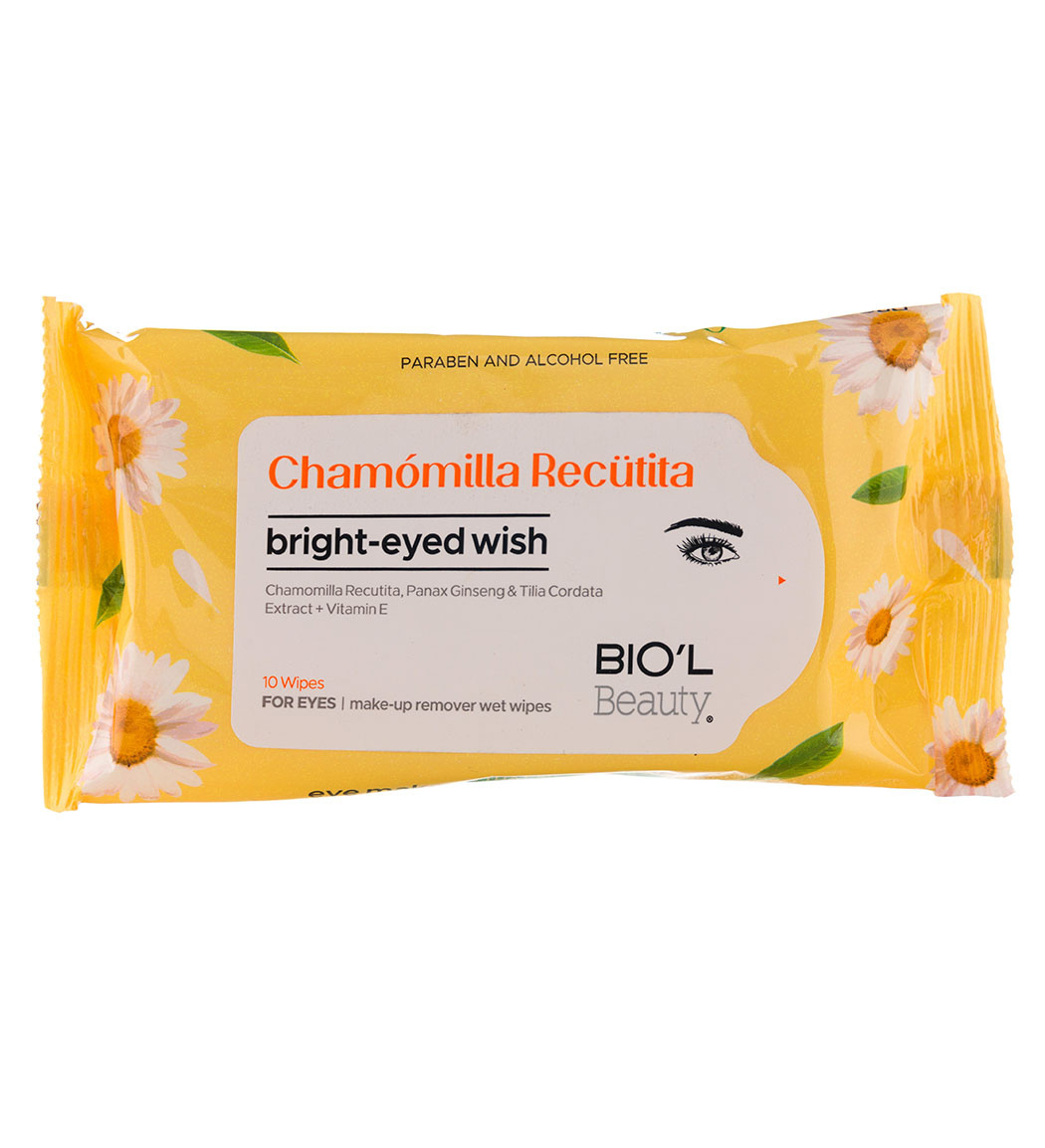 دستمال مرطوب آرایشی چشم با عصاره بابونه