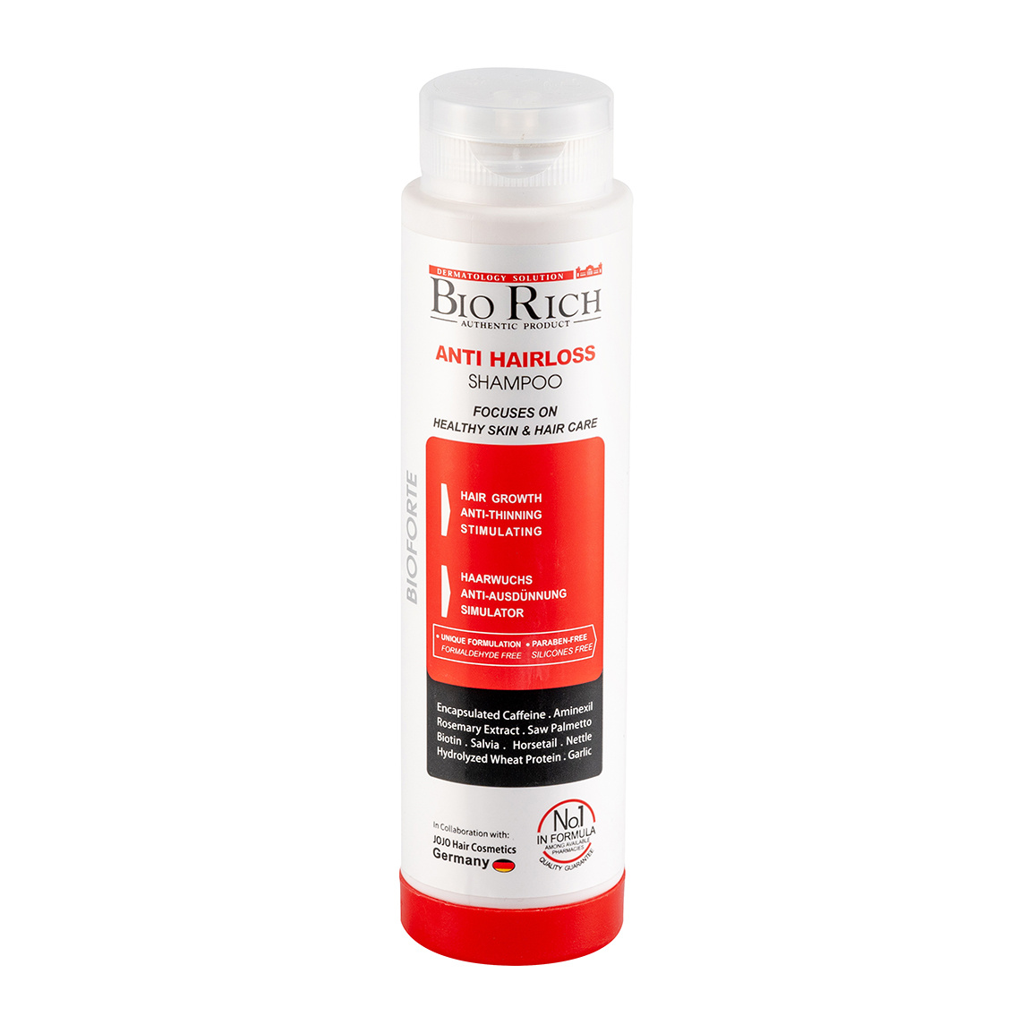 شامپو تقویت کننده و ضد ریزش مدل Bioforte حجم 250 میلی لیتر