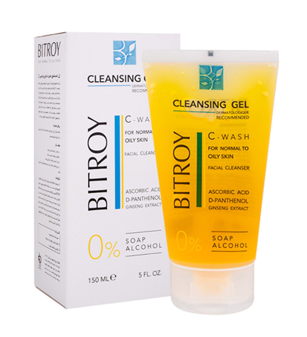 ژل شستشو صورت C Wash پوست معمولی تا چرب (فاقد صابون و الکل) حجم 150 میل