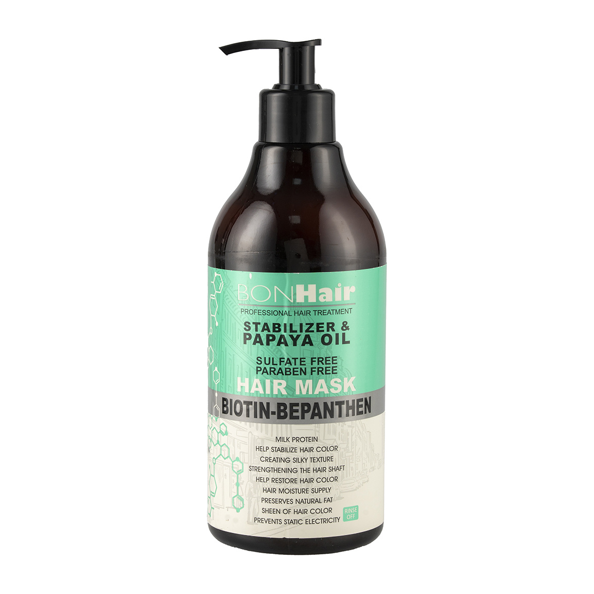 ماسک مو داخل حمام حاوی پاپایا حجم 500 میلی لیتر