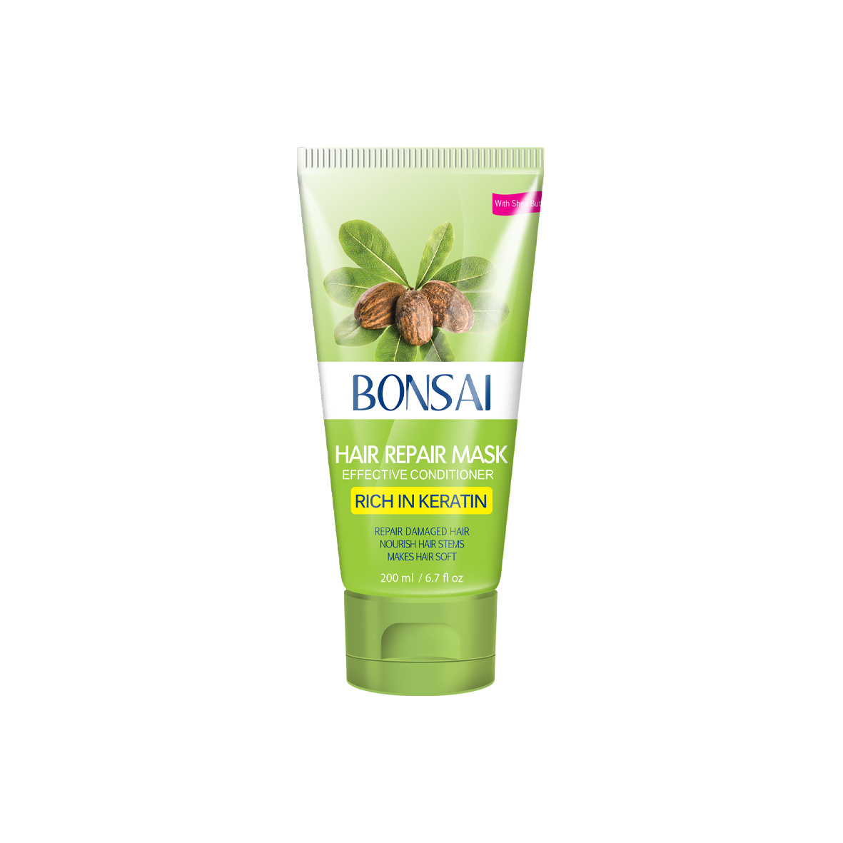 ماسک ترمیم کننده موهای آسیب دیده حاوی کراتین و شی باتر  200میل