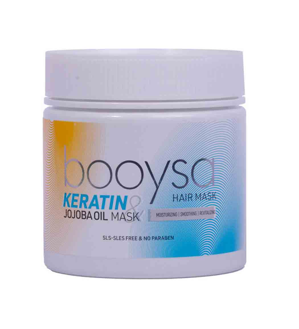 ماسک مو حاوی کراتین و جوجوبا فاقد سولفات و پارابن