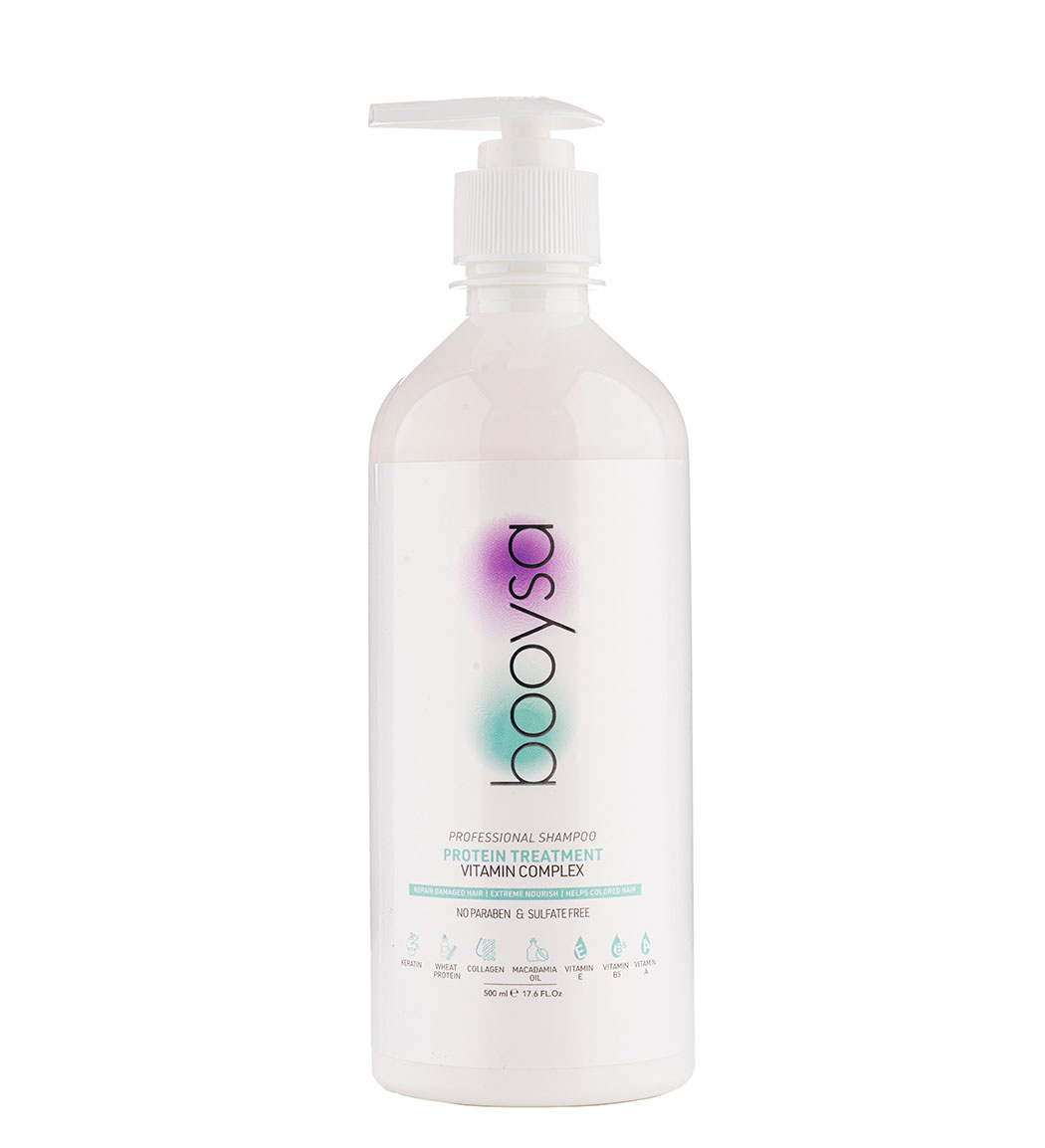 شامپو فاقد سولفات پروتئینه و ویتامینه حجم 500 میل