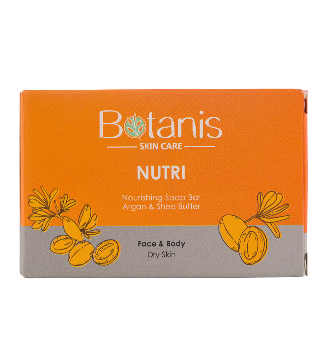 صابون ویتامینه و نرم کننده صورت و بدن حاوی آرگان و شی باتر مناسب پوست خشک حجم 100 گرم