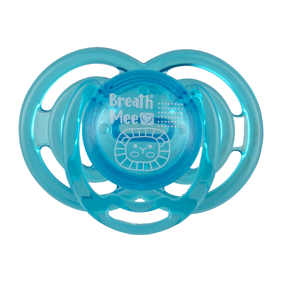 پستانک ارتودنسی درب دار مدل Colorful Transparent سایز 3