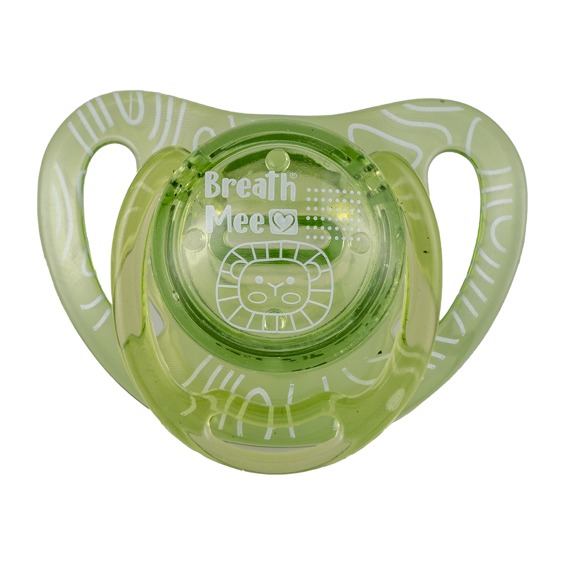 پستانک ارتودنسی شفاف رنگی مدل Puka درب دار سایز 3