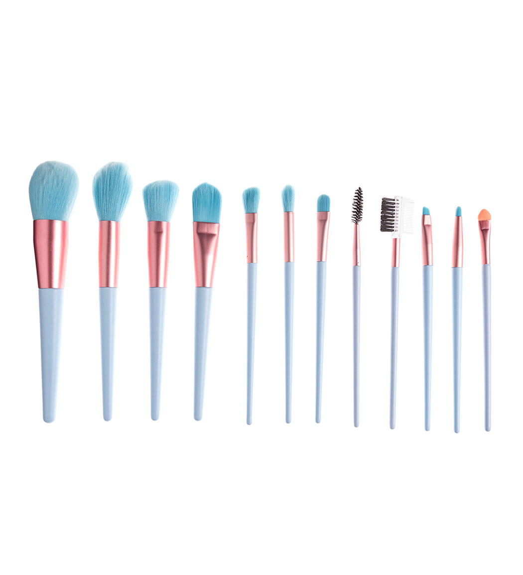 ست براش آرایشی مدل E2 مجموعه 12 عددی