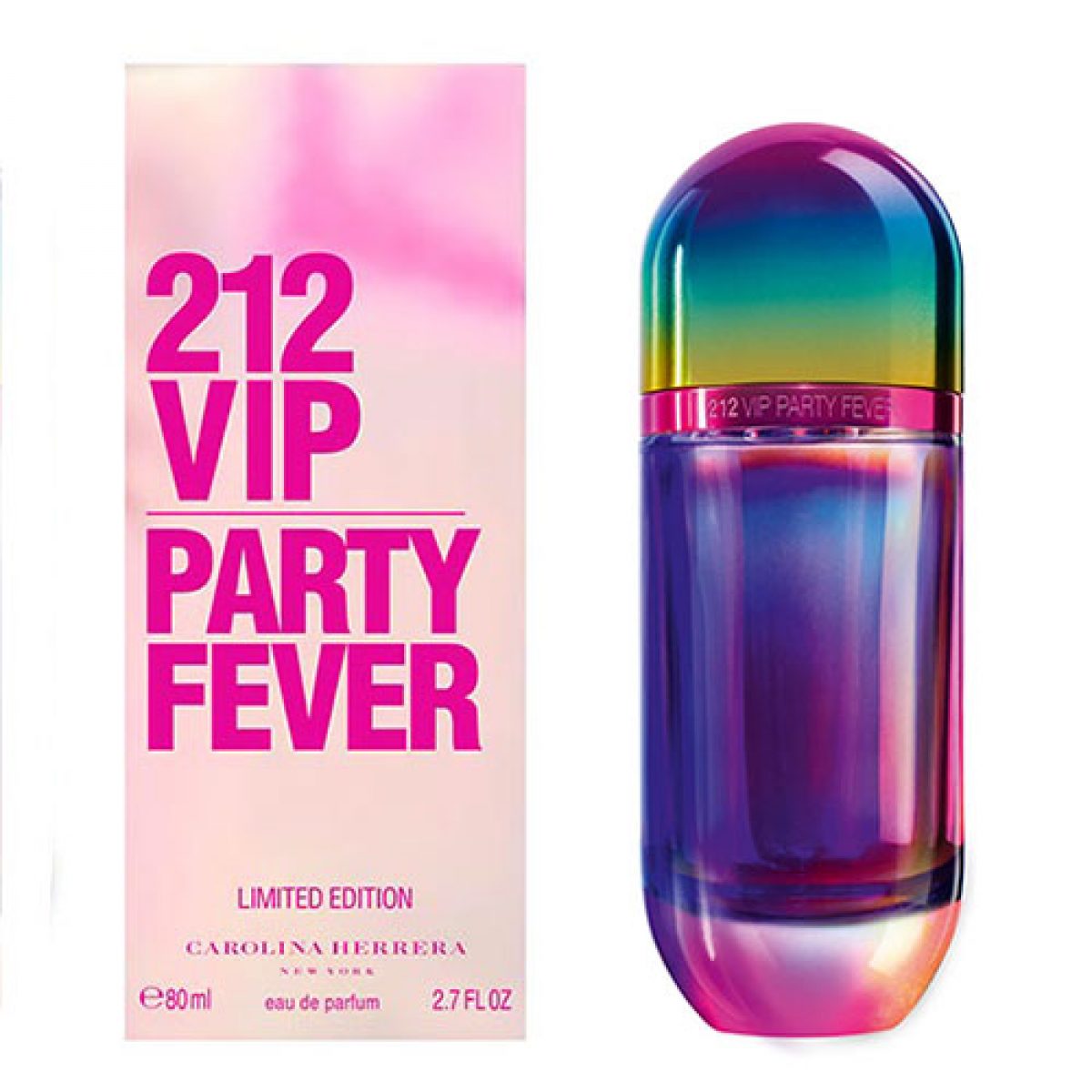 ادو پرفیوم زنانه کارولینا هررل مدل 212 Vip Party Fever حجم 80 میل