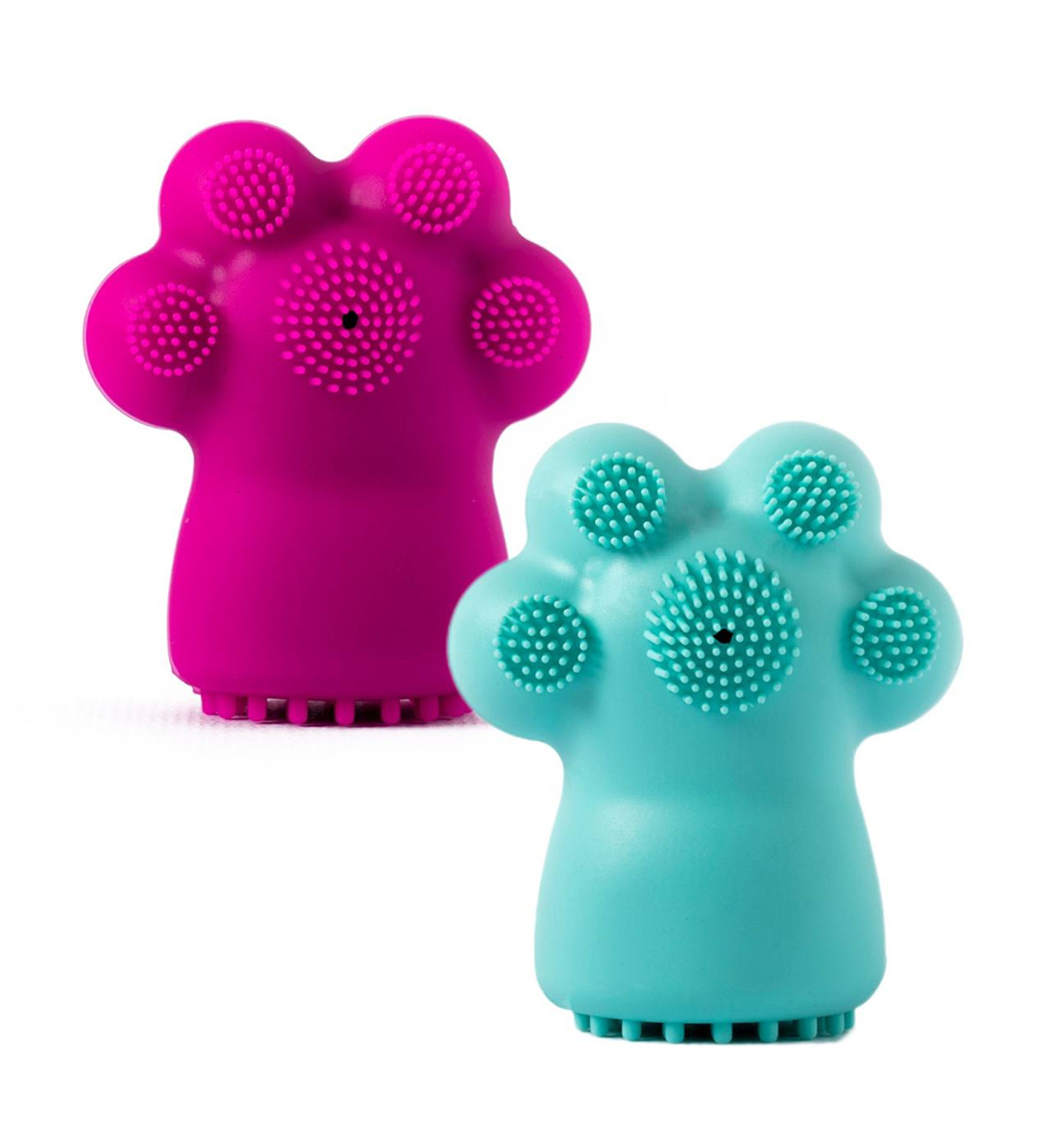 فیس براش سیلیکونی پنجه گربه ارسال با رنگ رندوم