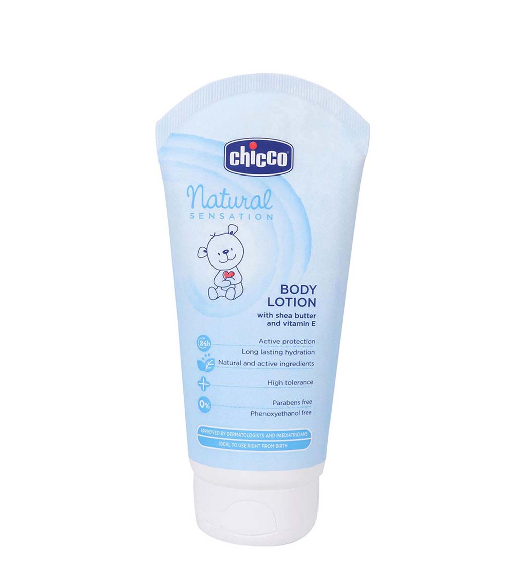لوسيون بدن کودک تيوپي نچرال سنسيشن حاوي شي باتر و ويتامين اي