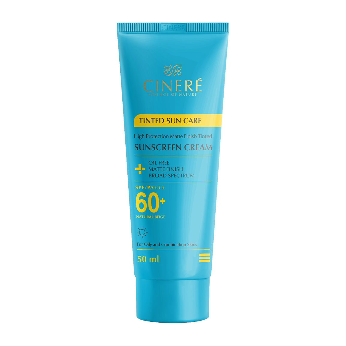 ضد آفتاب رنگی +SPF60 مات کننده پوست چرب