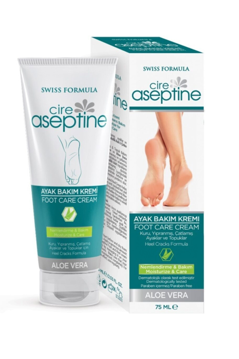 کرم قوی رفع ترک پا حاوی عصاره آلوئه ورا حجم 75 میل :