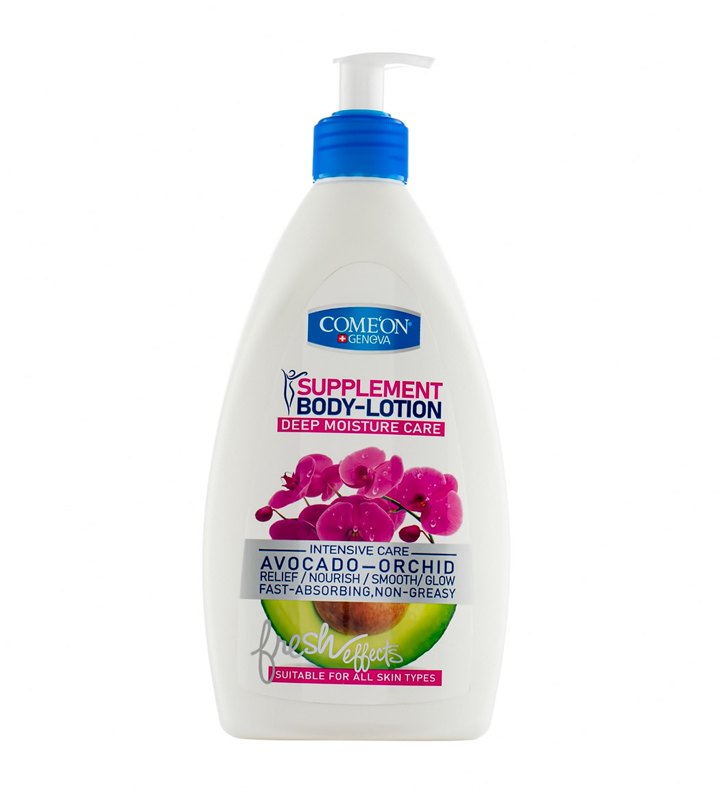 لوسیون بدن و مرطوب کننده با رایحه آووکادو و گل ارکیده مناسب همه پوست ها حجم 510میلی لیتر