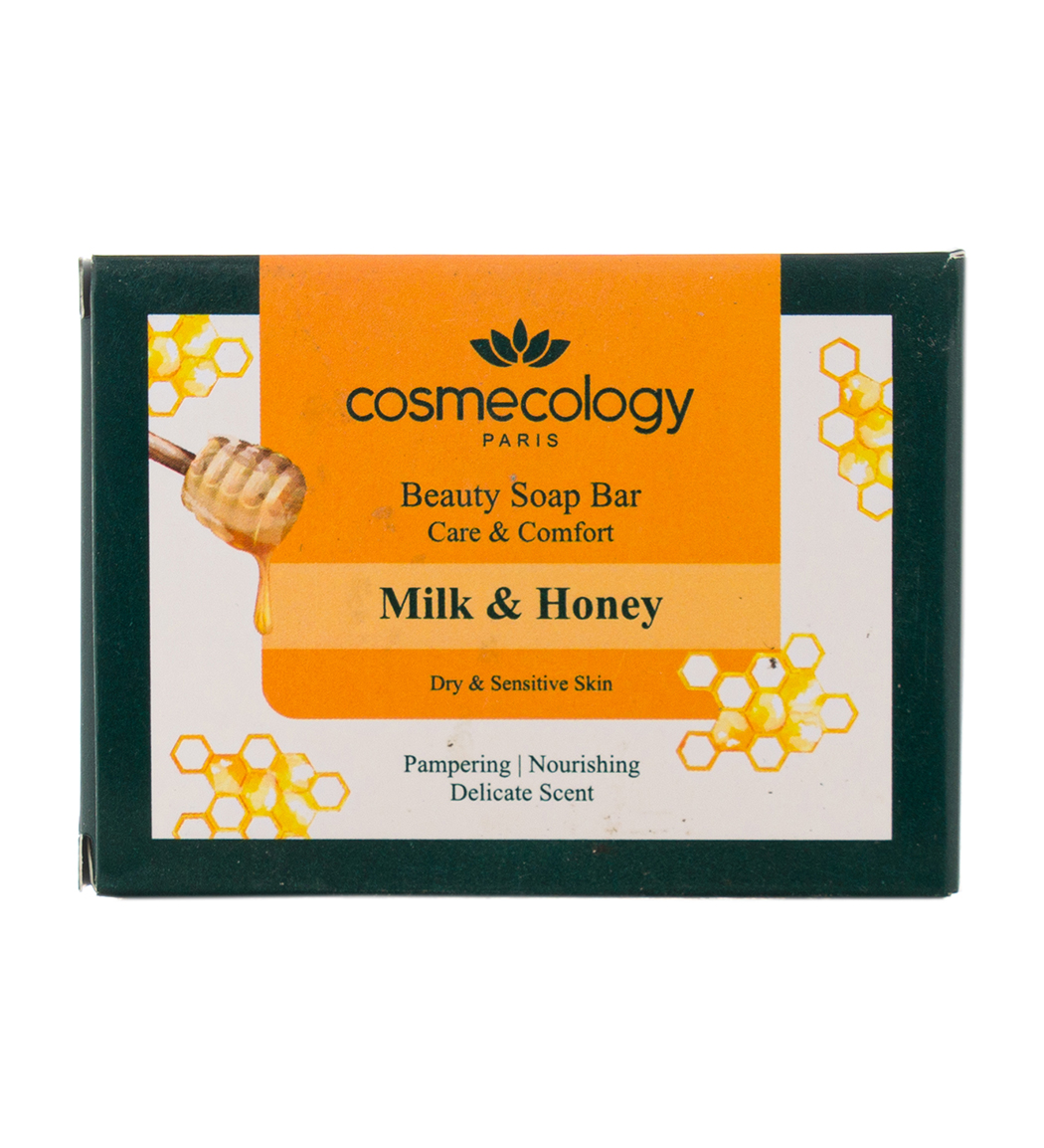 صابون مغذی و ترمیم کننده حاوی روغن بادام و شیر و عسل مناسب انواع پوست 120 گرم