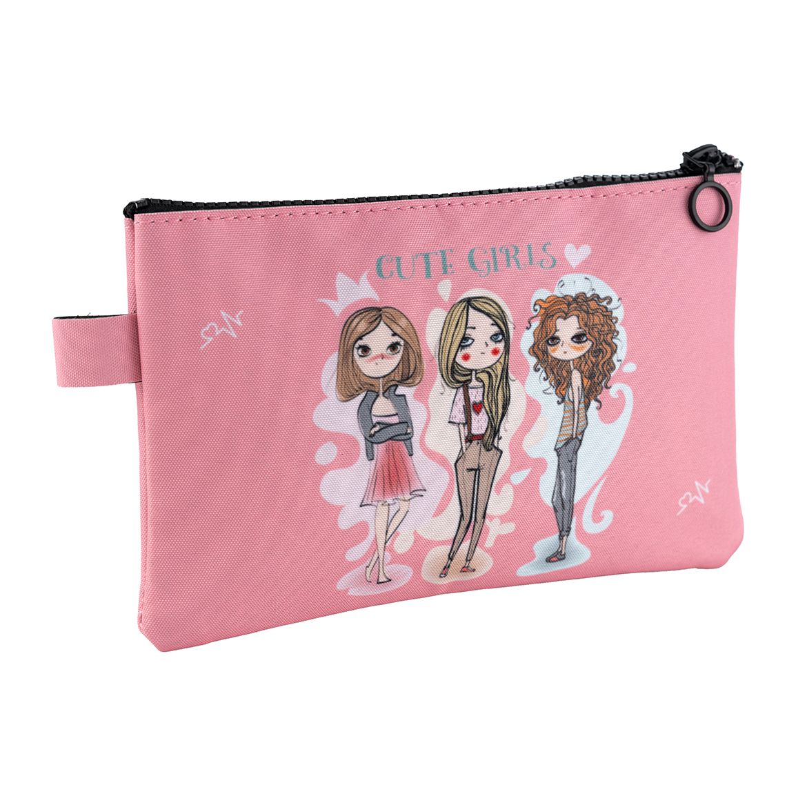 کیف لوازم آرایشی مدل Girls صورتی