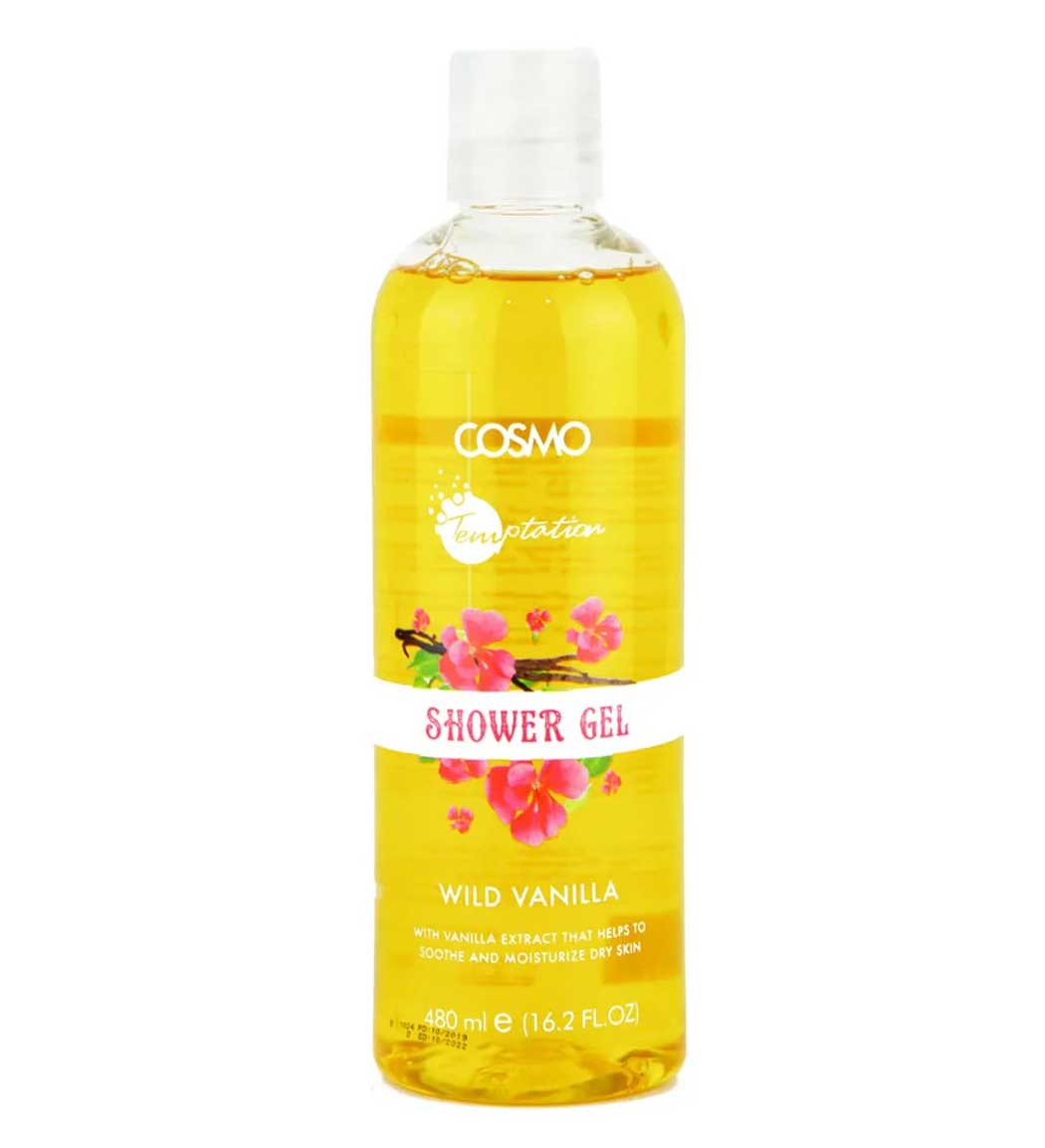 شامپو بدن پاک کننده و نرم کننده پوست با عصاره وانیل وحشی حجم 480 میل