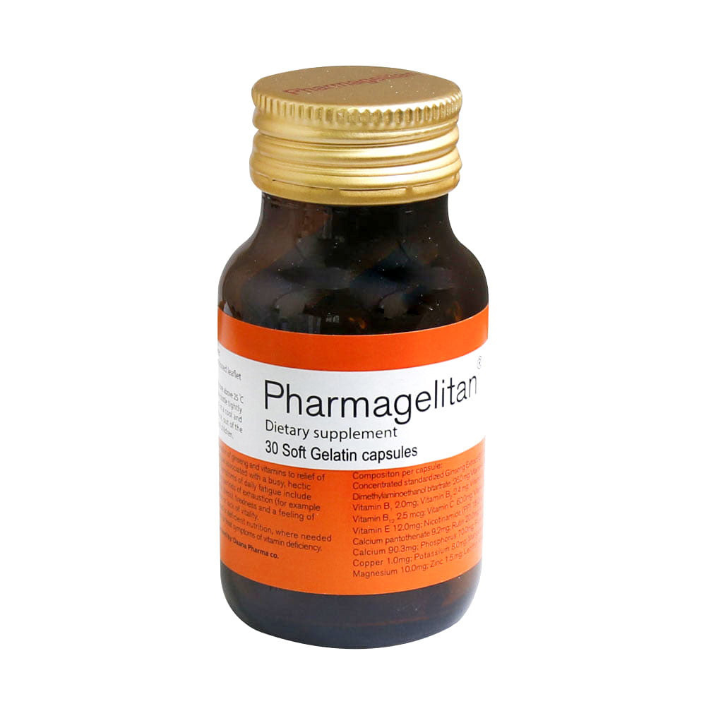 کپسول مولتی ویتامین Pharmagelitan بسته 30 عددی