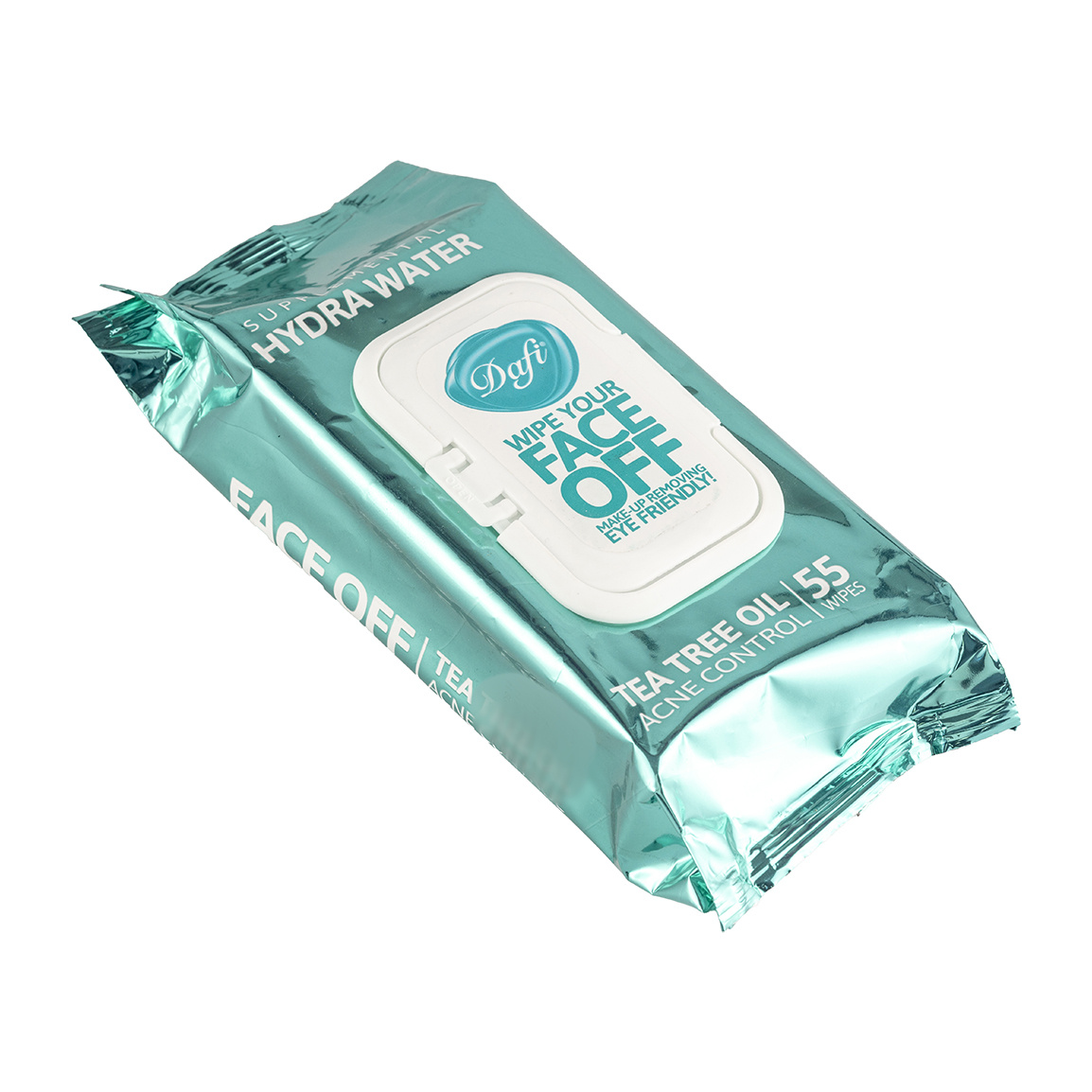 دستمال مرطوب پاک کننده آرایش مدل هیدرا واتر بسته 55 عددی