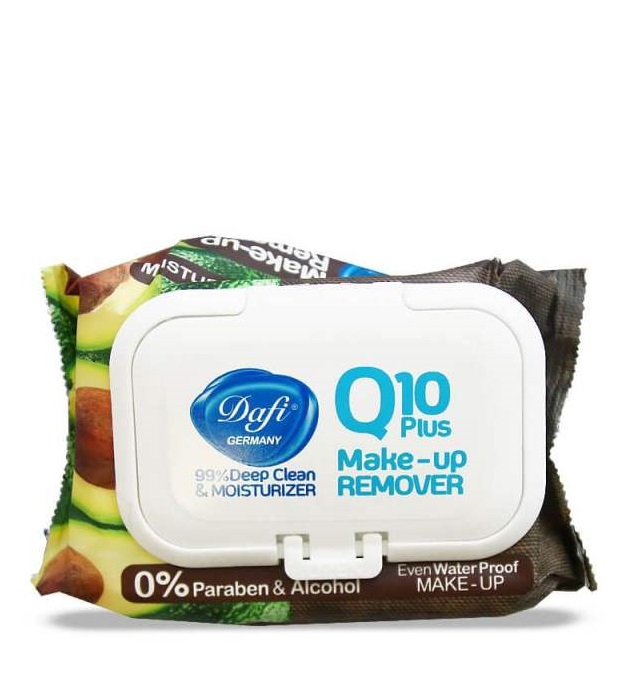 دستمال مرطوب پاک کننده آرایش مرطوب کننده آووکادو 50 برگی درب دار