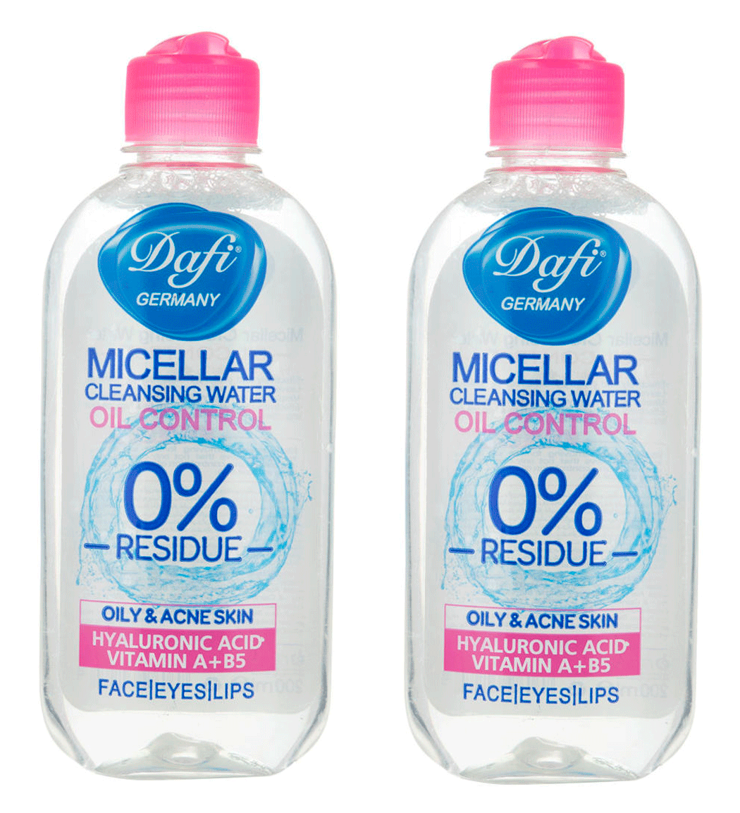 میسلار واتر پاک کننده صورت مدل Oil control حجم 200 میلی لیتر پک 2 عددی