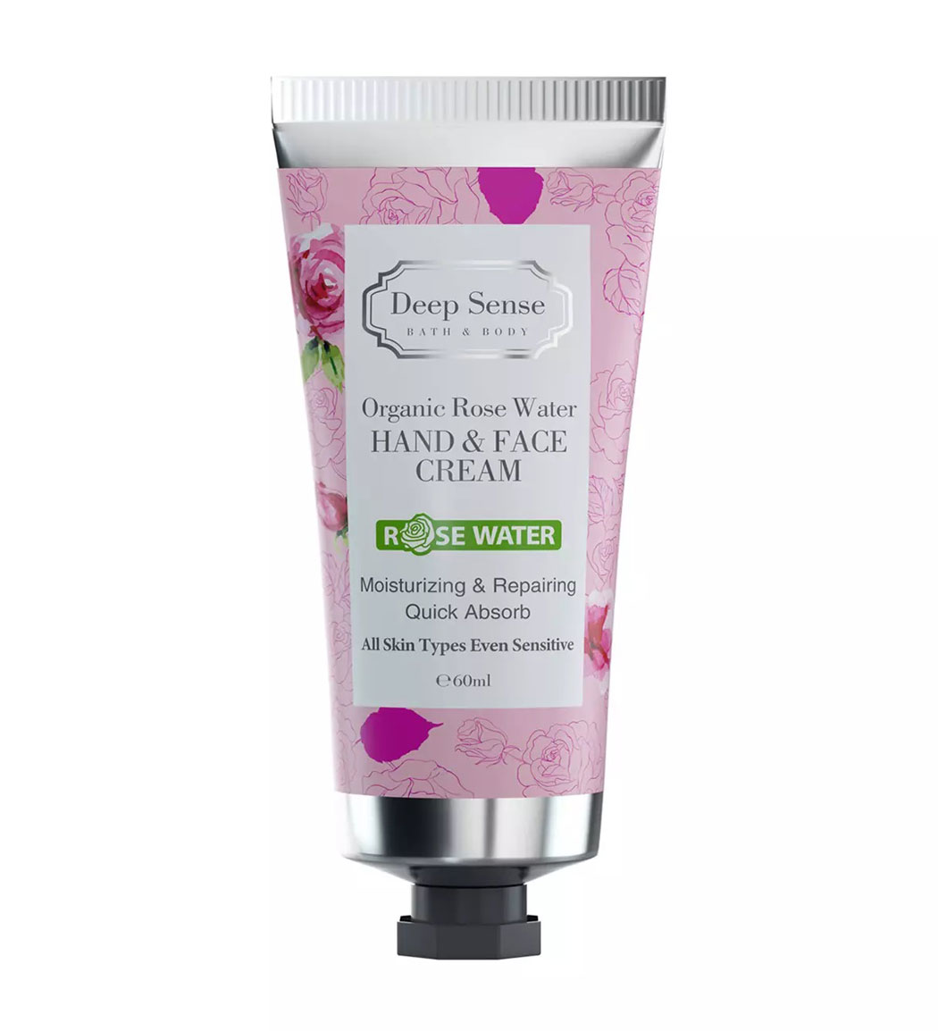 کرم مرطوب کننده گلاب مناسب همه نوع پوست 60 میل