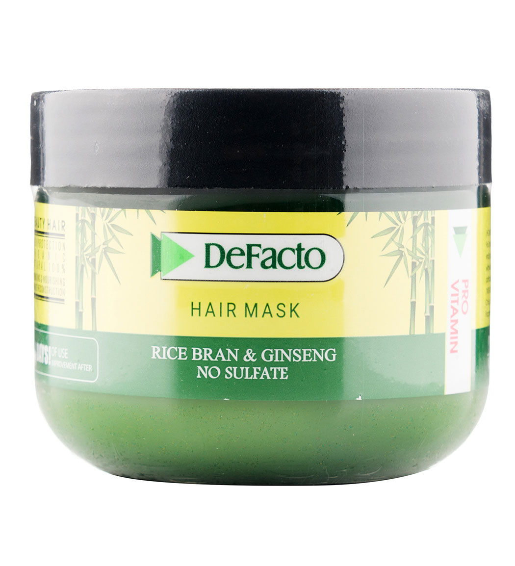 ماسک مو با آبکشی حاوی سبوس برنج و جنسینگ بدون سولفات 500میل