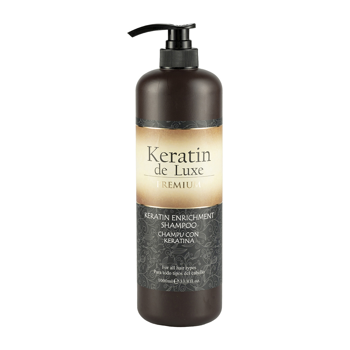 شامپو کراتینه مناسب انواع مو حجم 1000 میلی لیتر