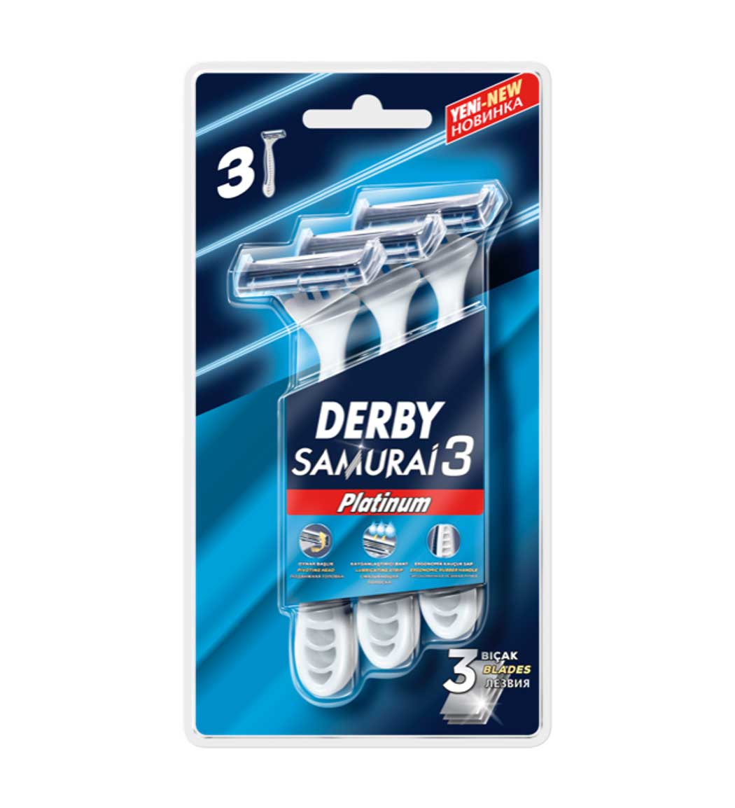 خود تراش مدل Samurai 3 بسته 3 عددی