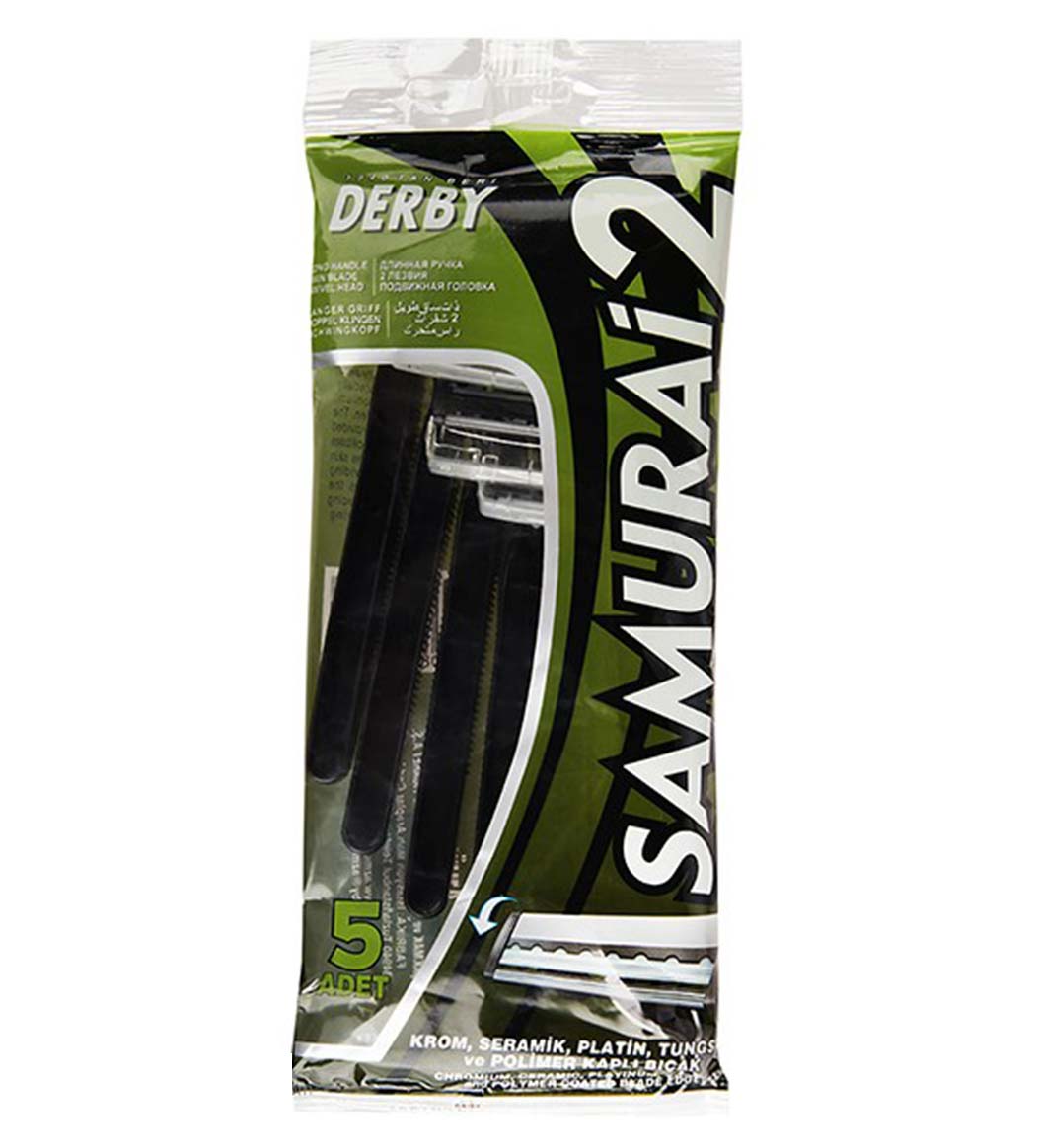 بسته 5 تایی تیغ اصلاح 2 لبه ای