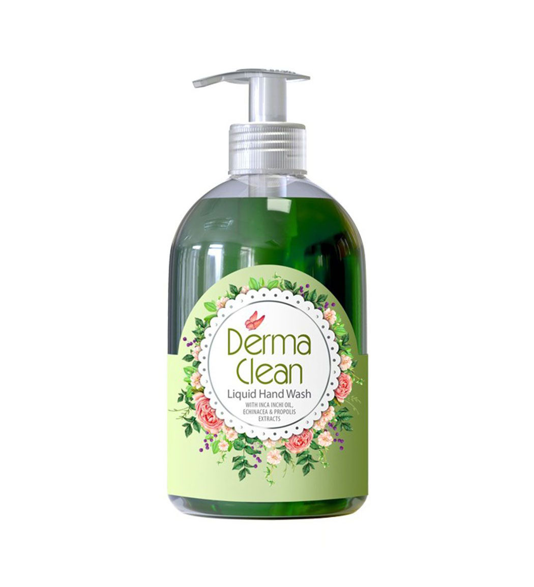 مايع دستشويي حاوی روغن اينکا اينچي و عصاره اکيناسه و پروپوليس 500میل
