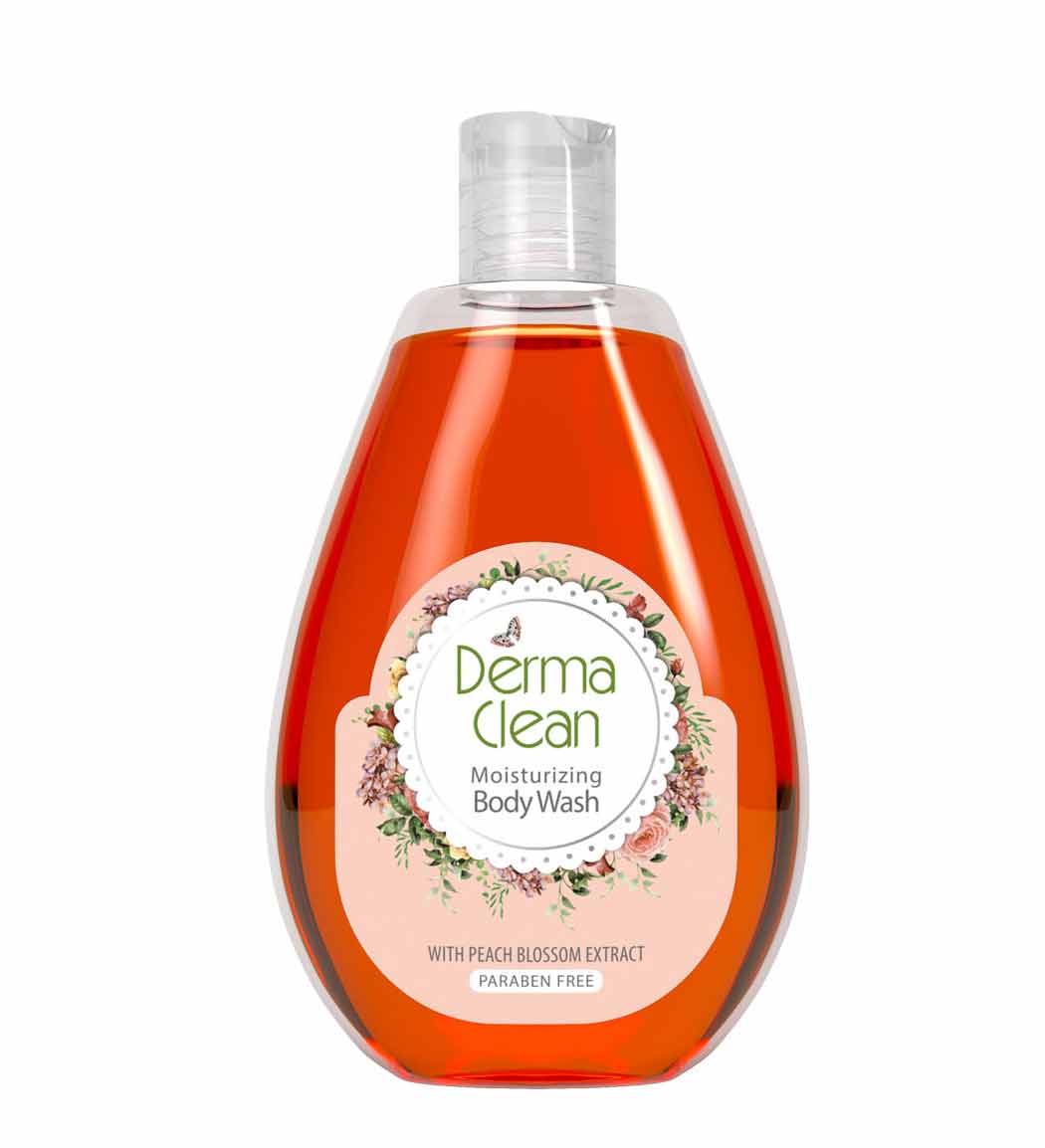 شامپو بدن مرطوب و نرم کننده با عصاره شکوفه هلو حجم 300 میلی لیتر