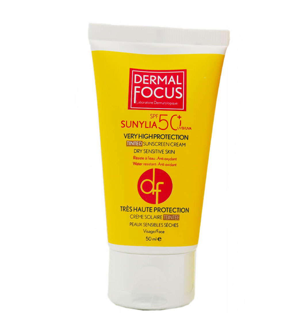 کرم ضد آفتاب رنگی مناسب پوست خشک 50میل