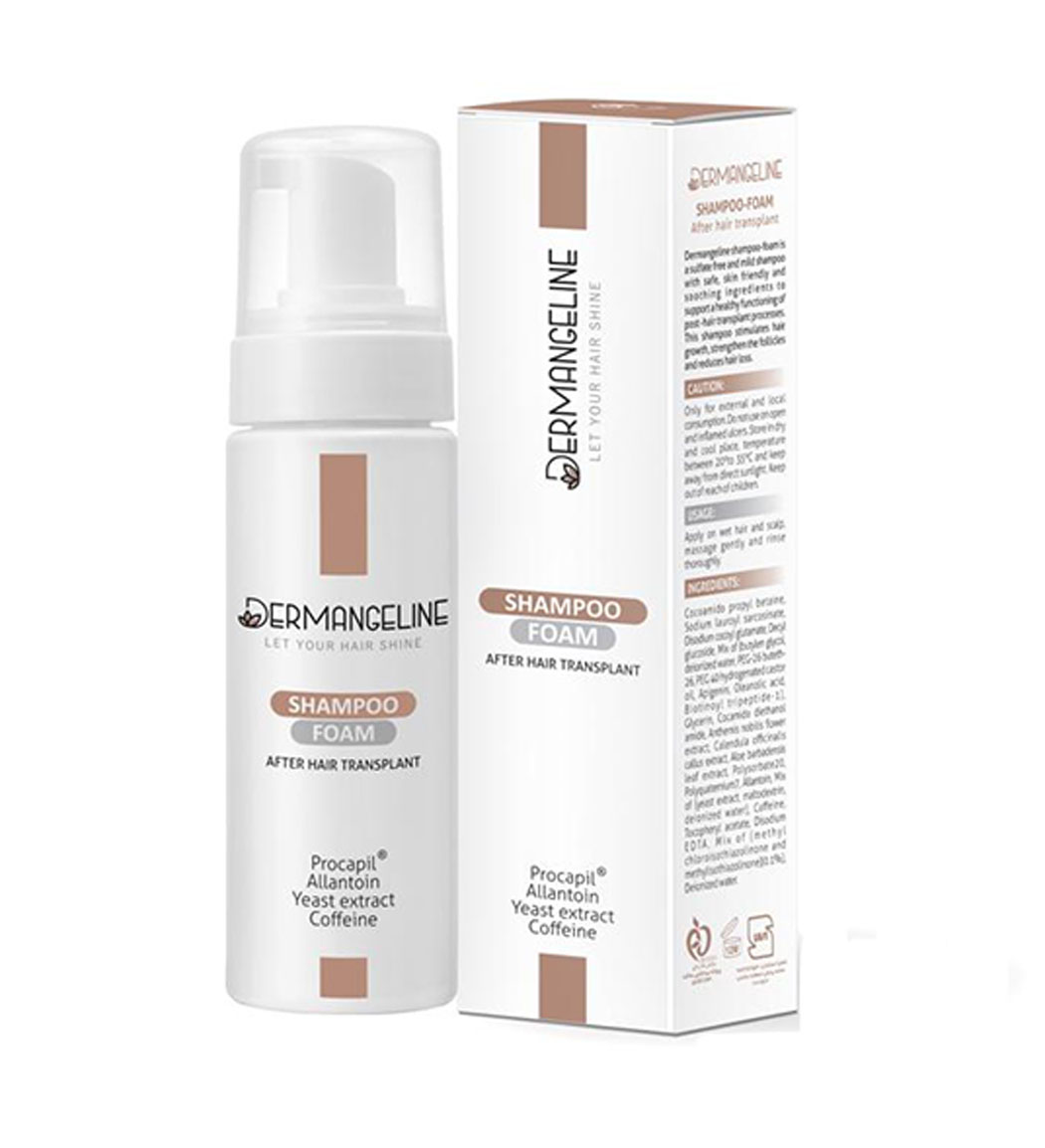 شامپو فوم مناسب موهای کاشته شده 200میل