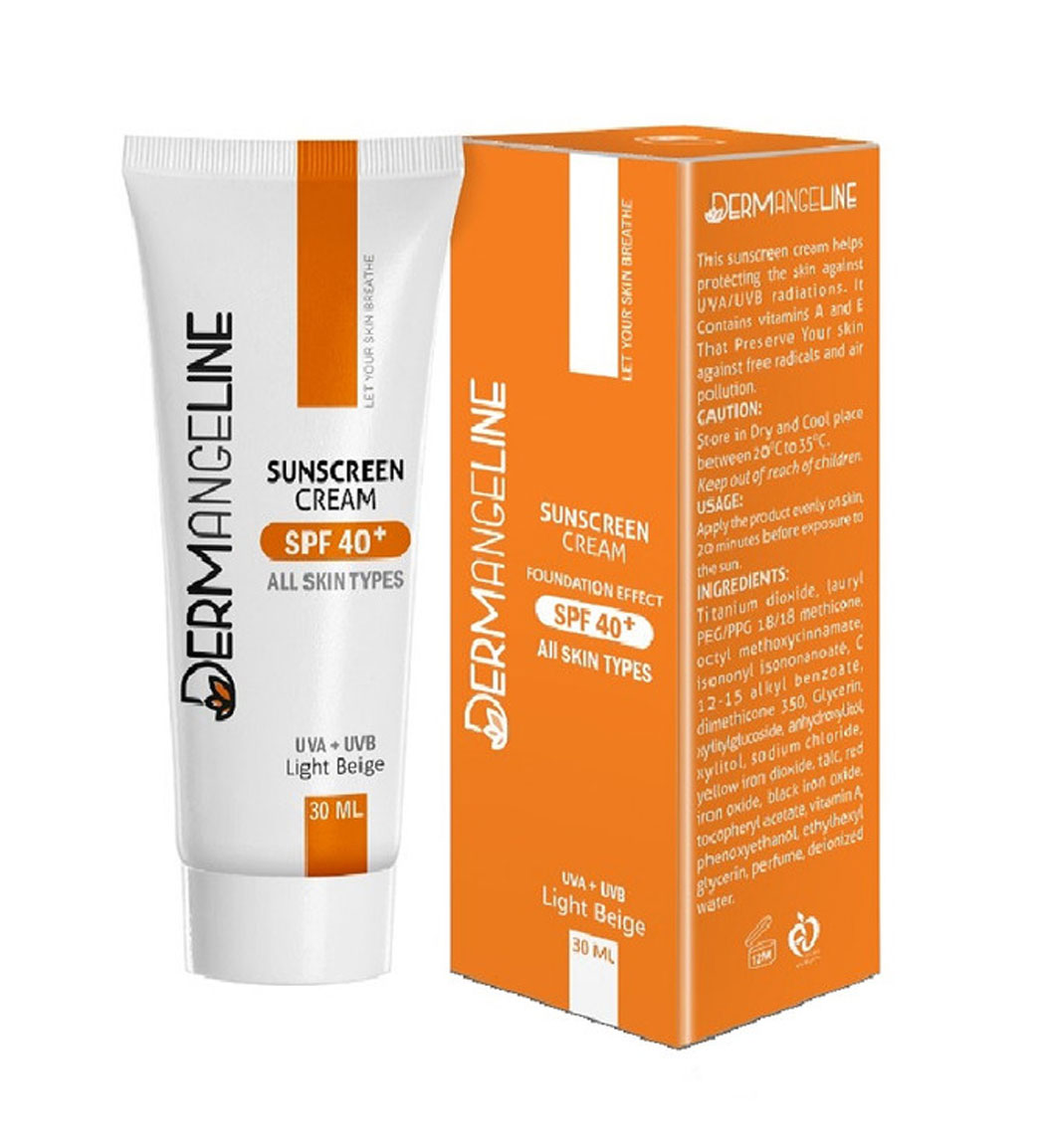 ضد آفتاب کرم پودری مناسب انواع پوست SPF40 حجم 30میل