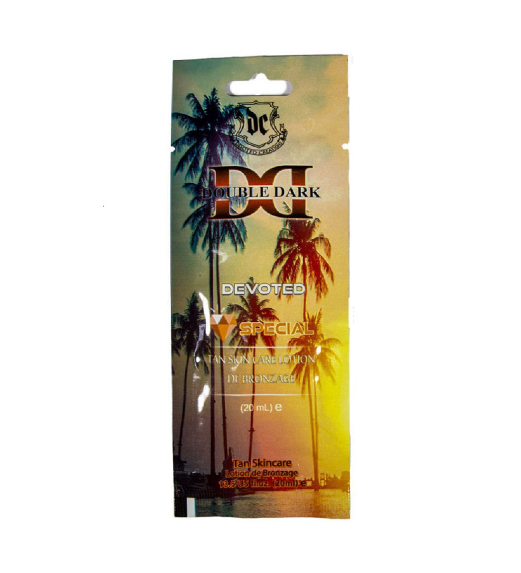لوسیون سولاریوم یکبار مصرف مدل Double Dark حجم 20 میل