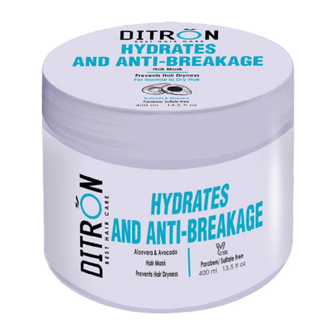 ماسک مرطوب کننده مو حاوی عصاره آلوئه ورا و آووکادو وزن 400 گرم