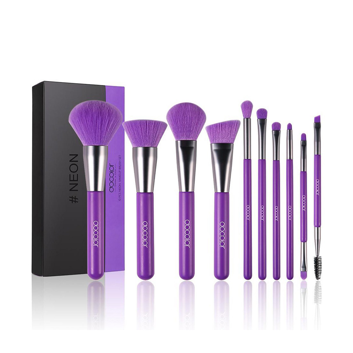 ست براش مدل Neon بسته 10 عددی