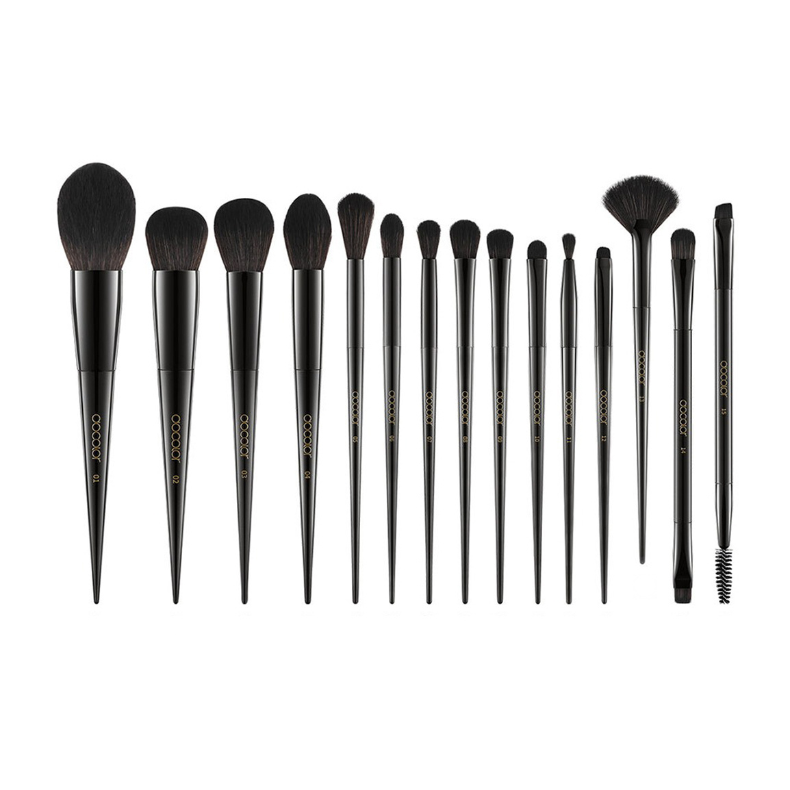 ست براش مدل Obsidian بسته 15 عددی