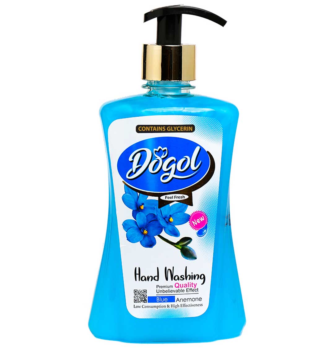 مایع دستشویی درب طلایی با رایحه گل شقایق آبی 500میل