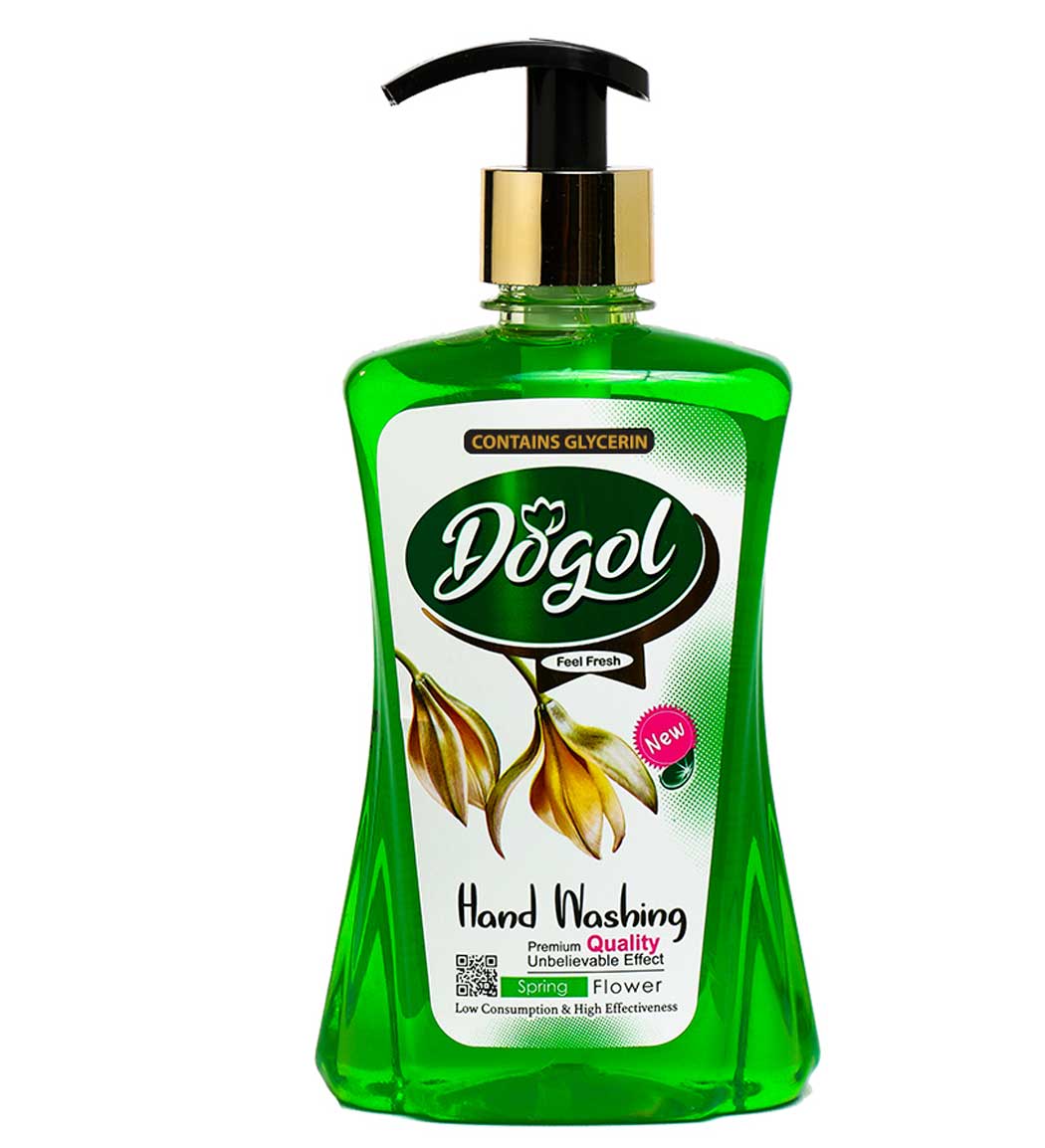 مایع دستشویی درب طلایی با رایحه گلهای بهاری 500میل